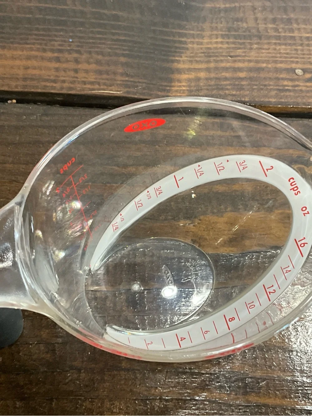 Oxo Good Grips Angled Handle Measuring Cups Set Black Handles 1,2, and 4 cups